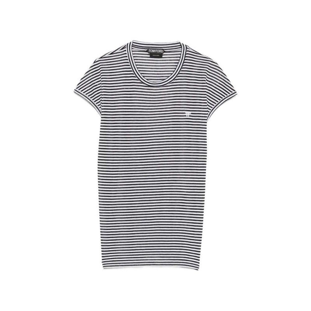 Striped Viscose T-Shirt Women